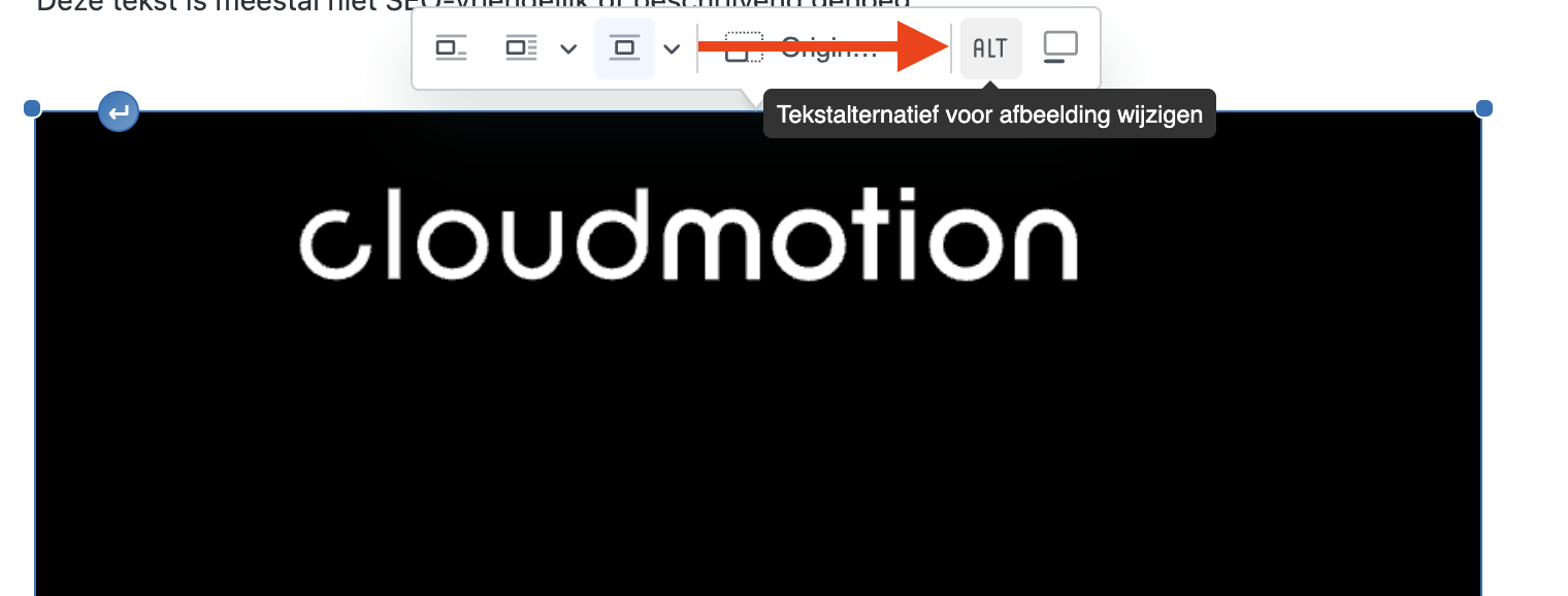 alt tekst toevoegen zendesk afbeeldingen