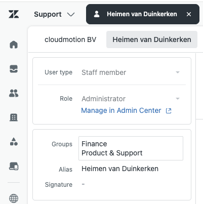 Zendesk - Change Usertype to Staff